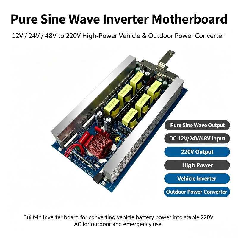 Pure Sine Wave Inverter Board 24V 48V - Płyta główna do falownika o czystej