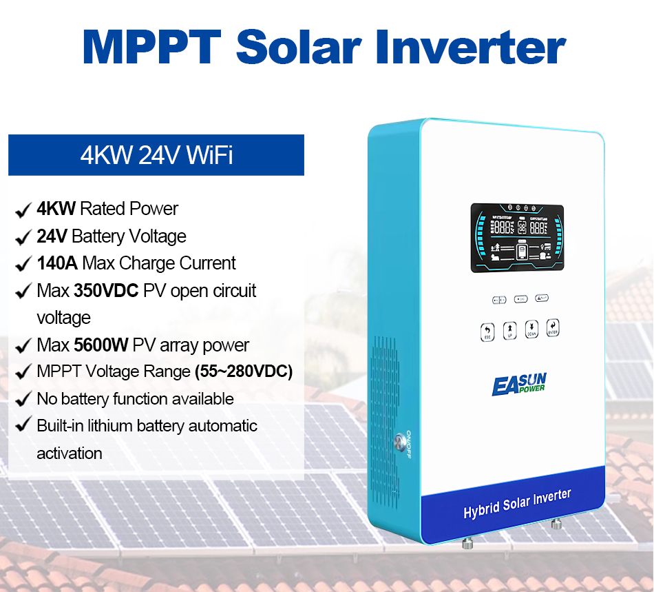 EASUN POWER 4KW Inwerter 110V  – Grid Tie Inverter Limiter 2000W recenzja i cena