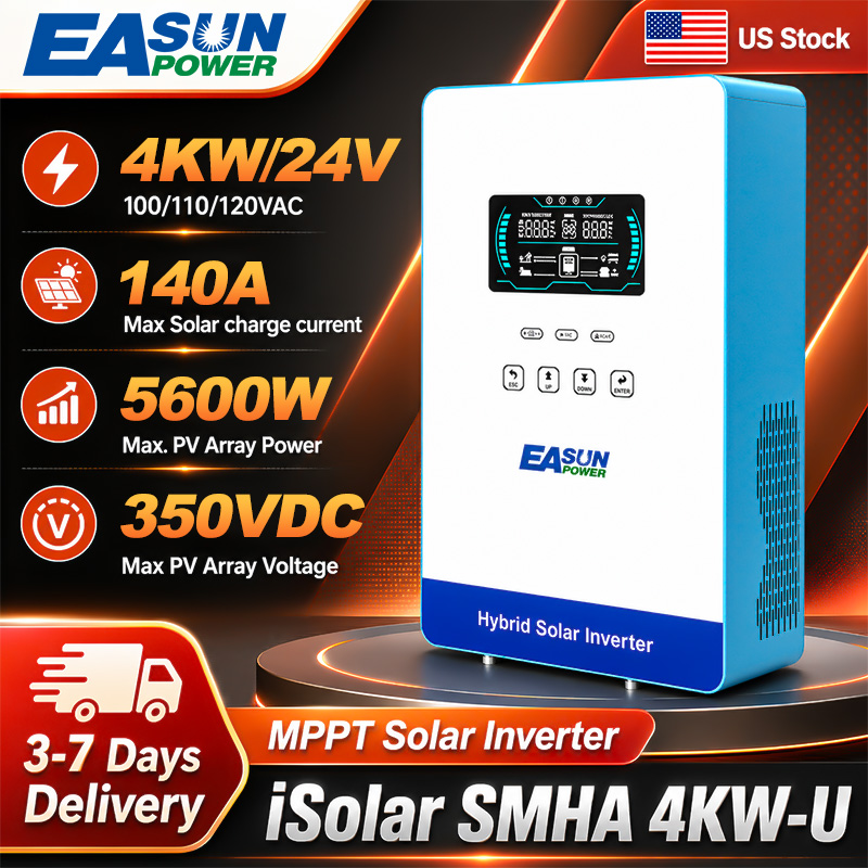 EASUN POWER 4000W 24V Inwerter – Grid Tie Inverter Limiter 2000W recenzja i cena